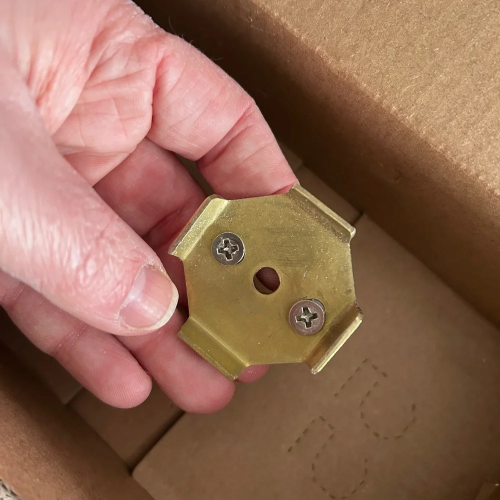 Gold Metal Toilet Paper Holder